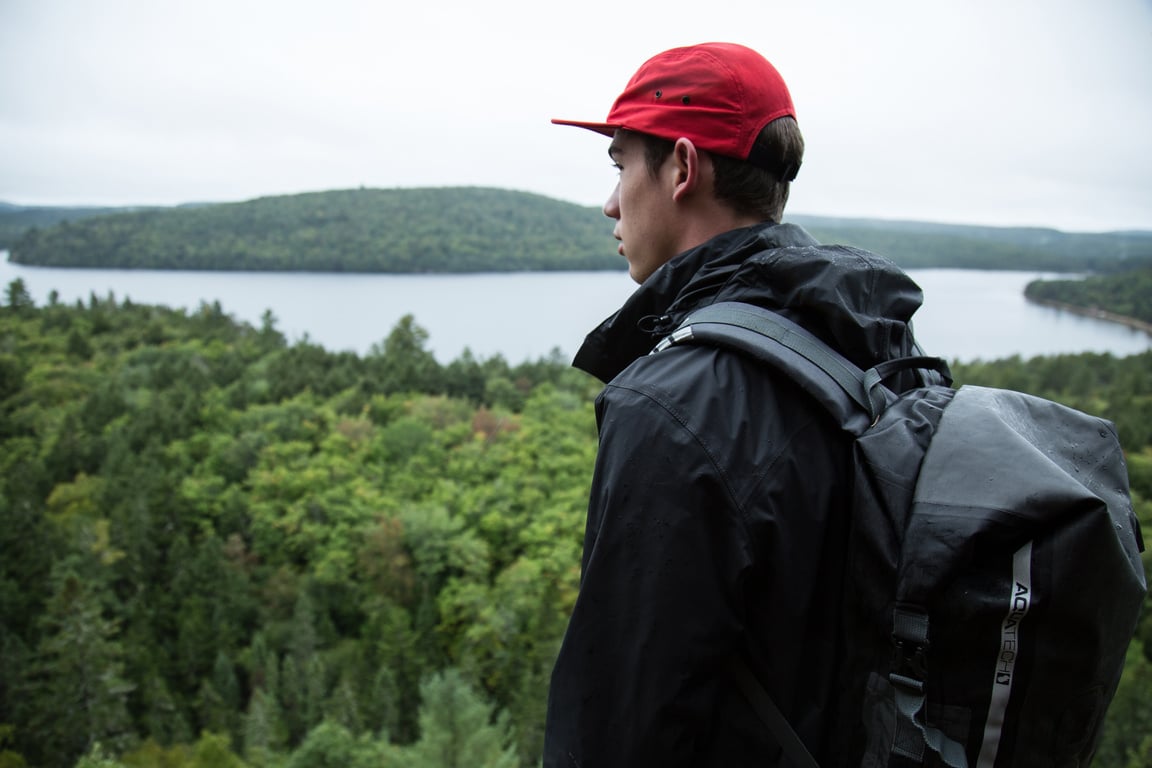 Person With Backpack